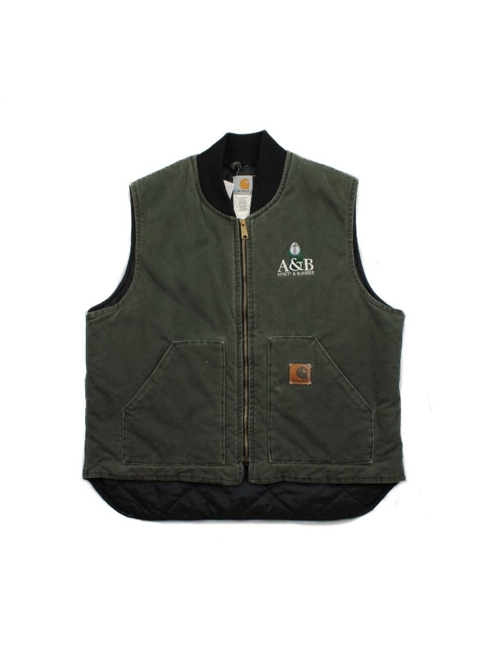 Vintage Carhartt A&B Quilted Work Vest XL